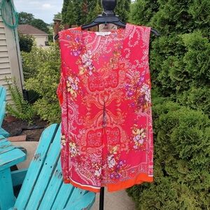 Rose + Olive Baggy XL Sleeveless Summer Top!